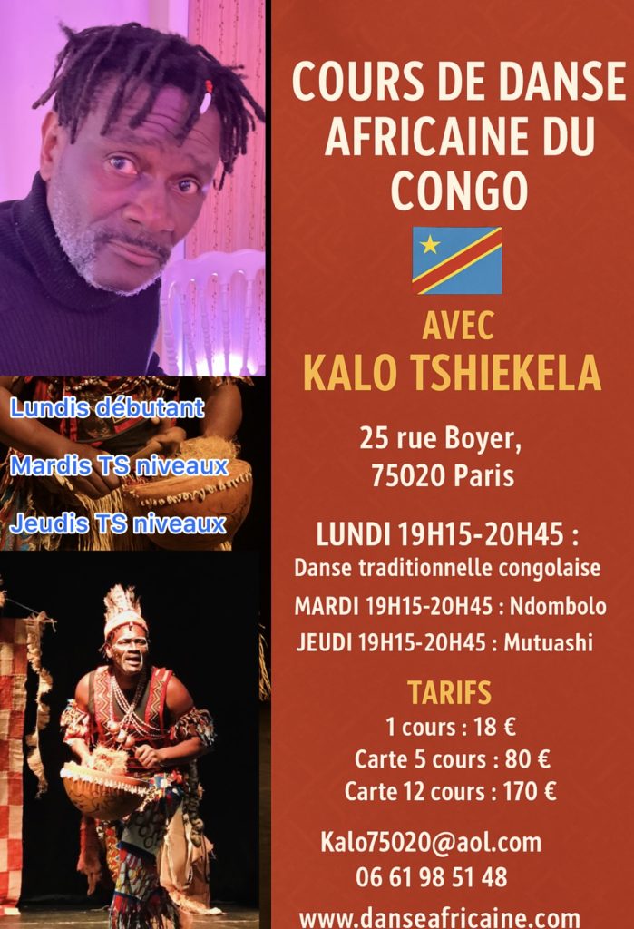COURS DANSE CONGOLAISE KALO TSHIEKELA